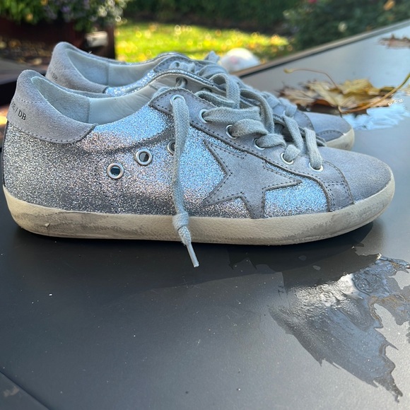 Golden Goose Delux Brand Superstar Glitter Low-Top Sneakers - Picture 10 of 10
